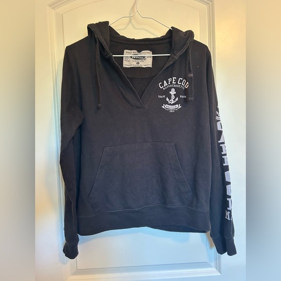 WINGS- Cape Cod Black Hoodie - Picture 5 of 6